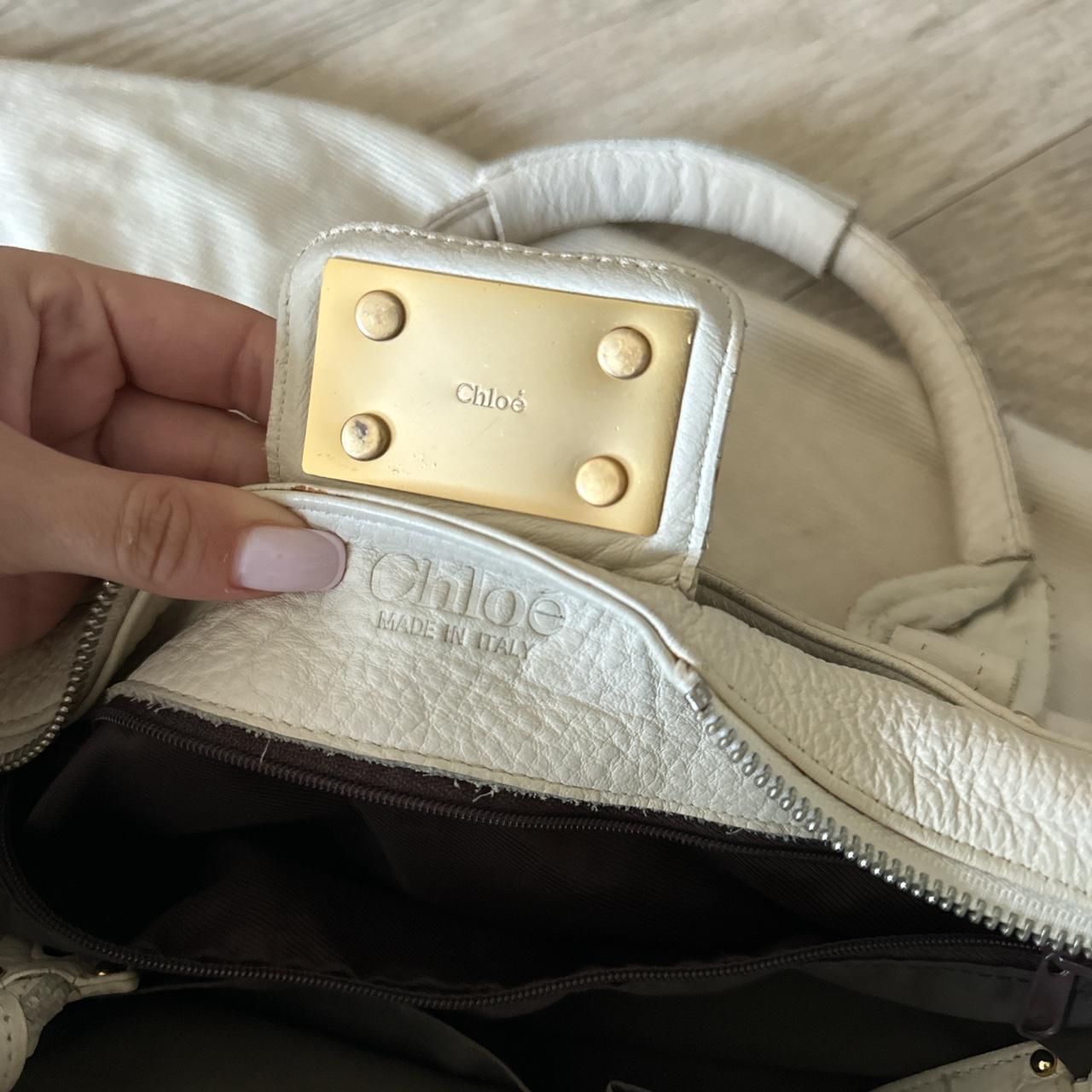 🌺🩷 Authentic Chloe paddington in white/cream color Excellent preowned condition🍂✨ 🤎🌆