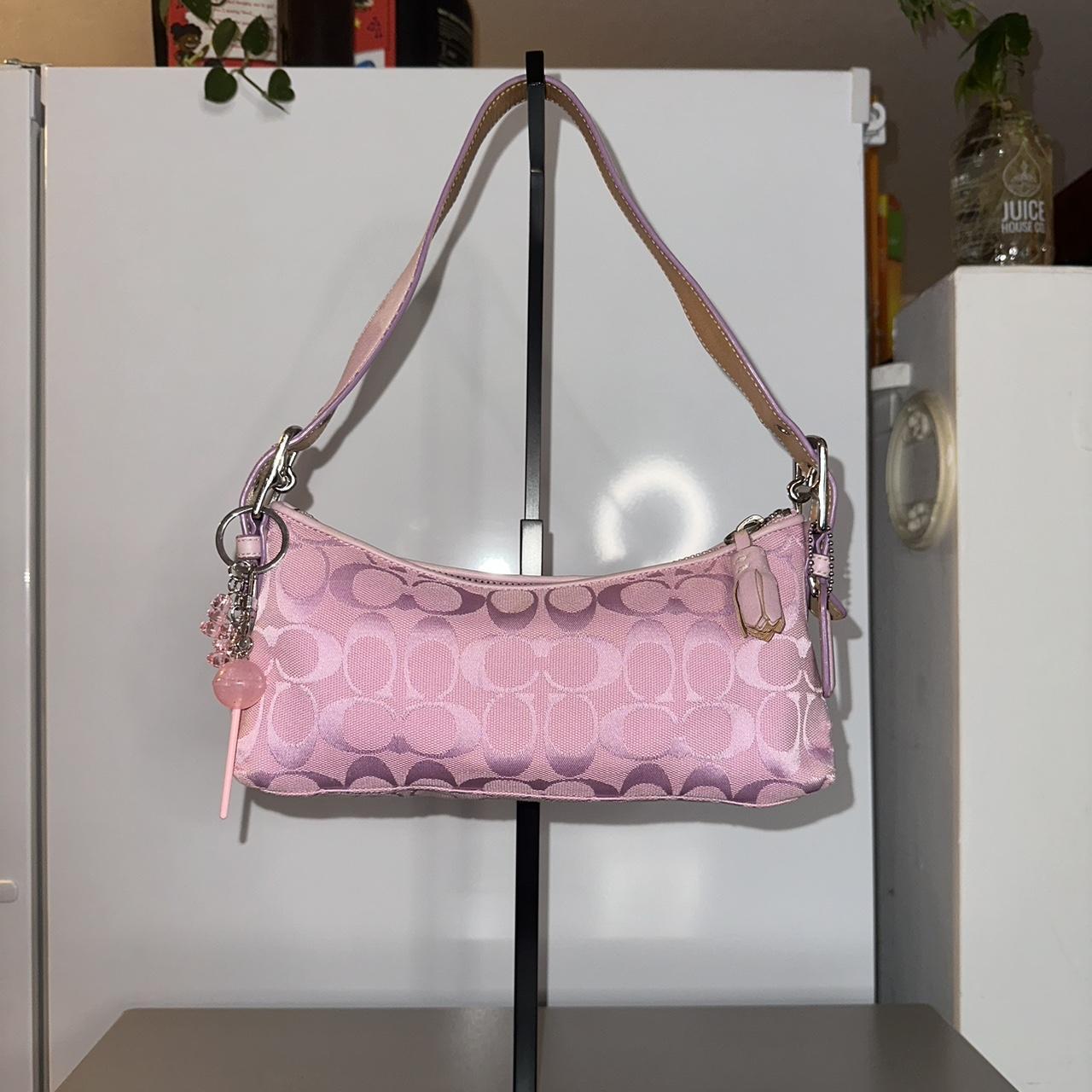 🌺🩷 Coach Bubblegum Pink Y2K Demi Baguette🫐🪻 🤎🌆