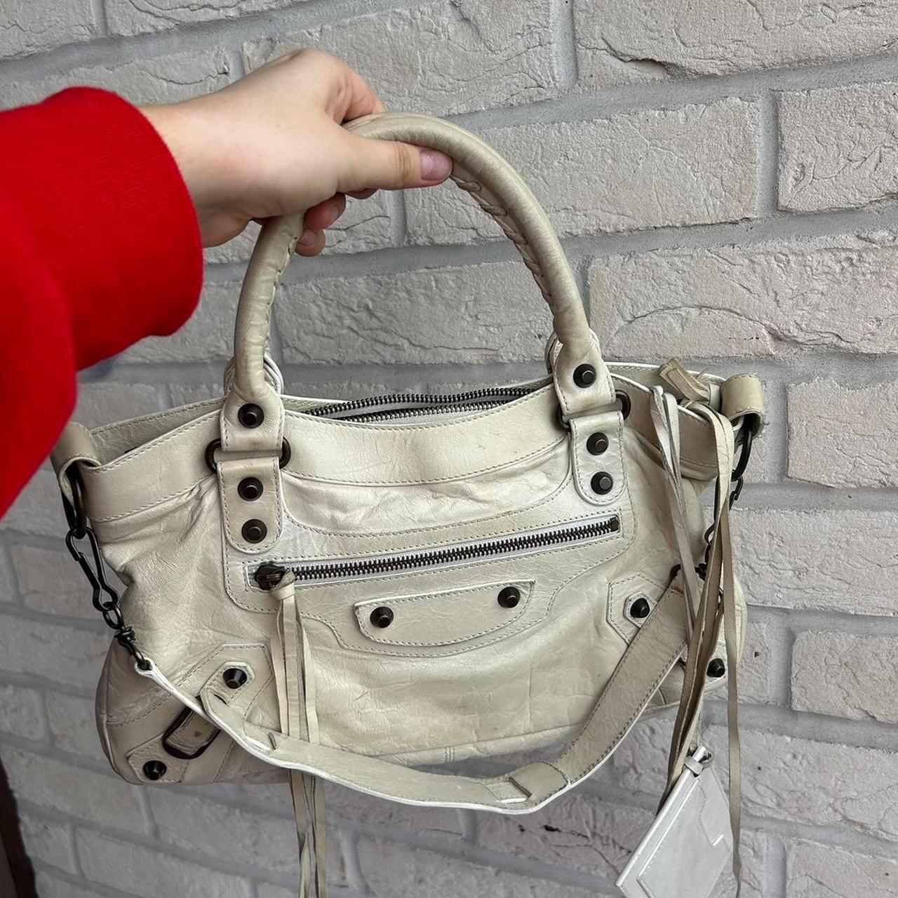 🌺🩷 🍬⚡PreOwned RARE Balenciaga ‘the first’ small/ medium city bag🍬⚡ 🤎🌆