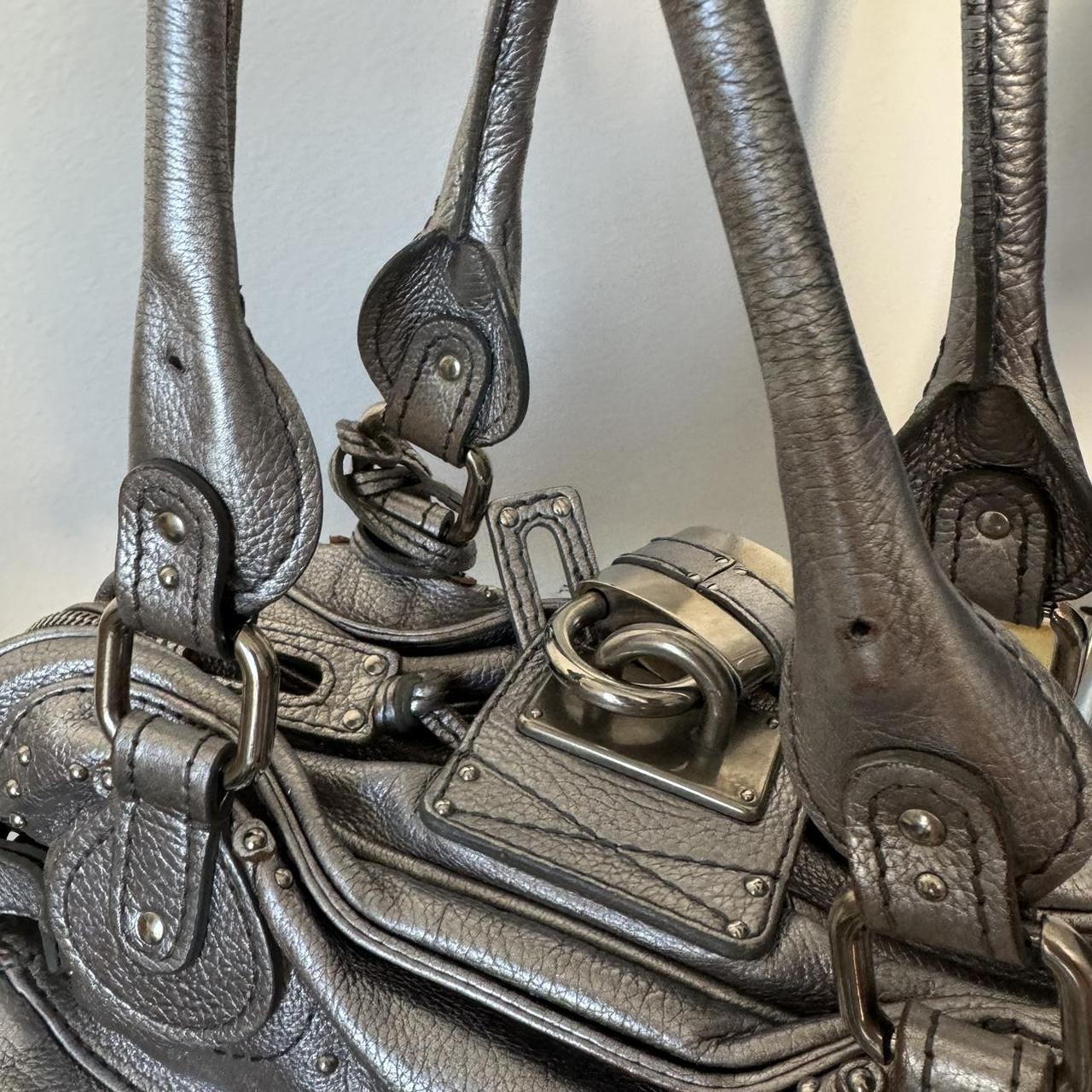 🌺🩷 Authentic silver Chloe paddington bag🥬🎄 🤎🌆