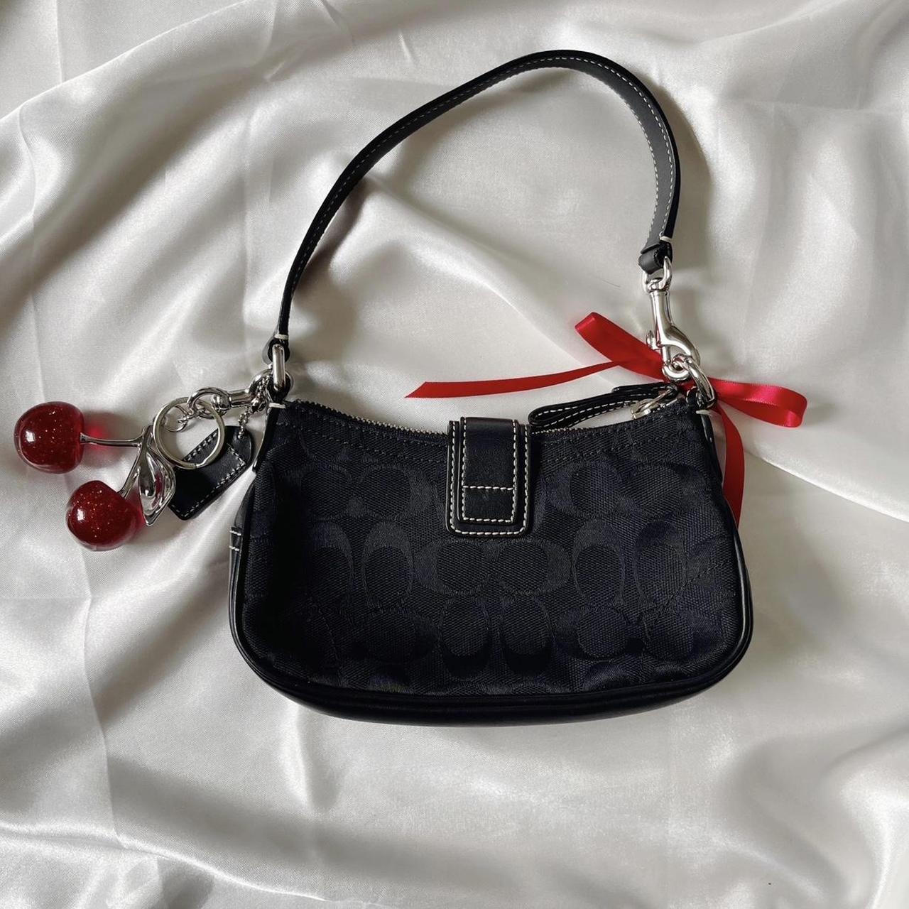 🌺🩷 🍒2003 Coach Demi Buckle Mini Bag🍒 🤎🌆