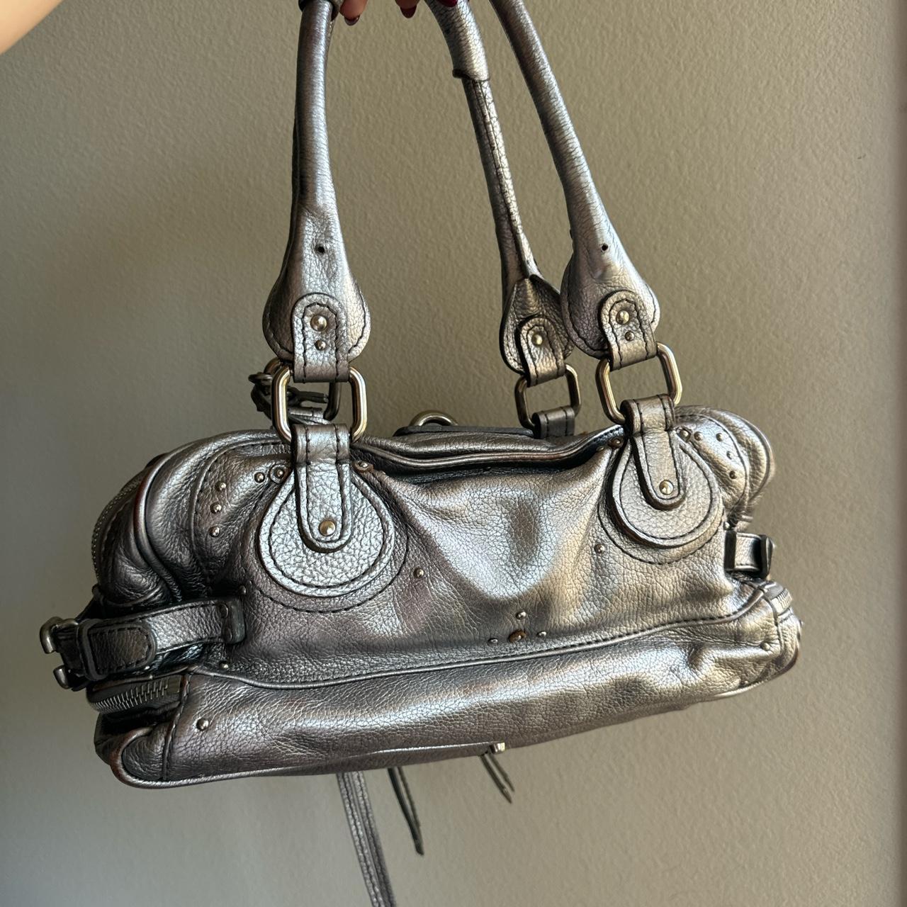 🌺🩷 Authentic silver Chloe paddington bag🥬🎄 🤎🌆