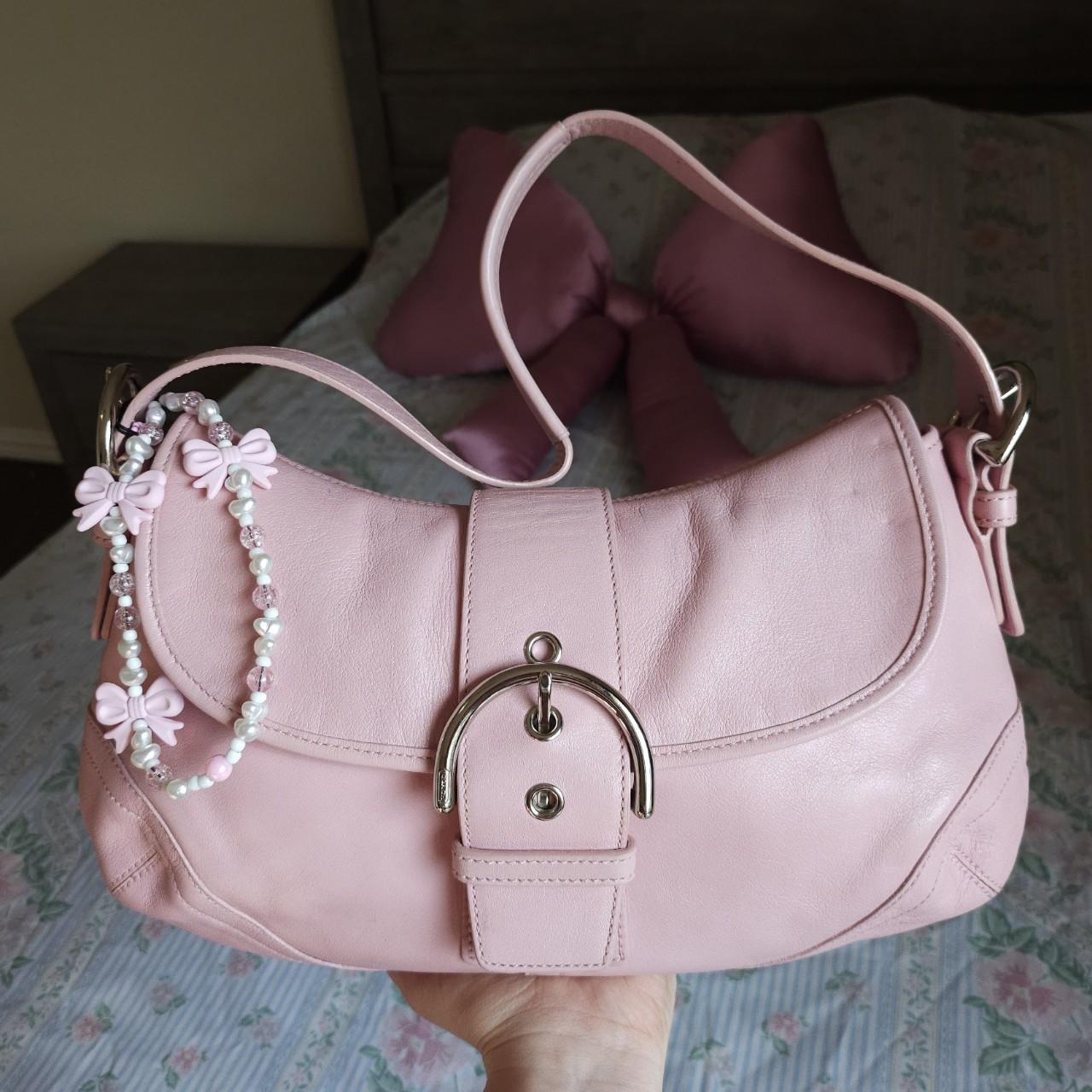 🌺🩷 Y2K Coach Baby Pink Soho Shoulder Bag Purse🌺🩷 🤎🌆
