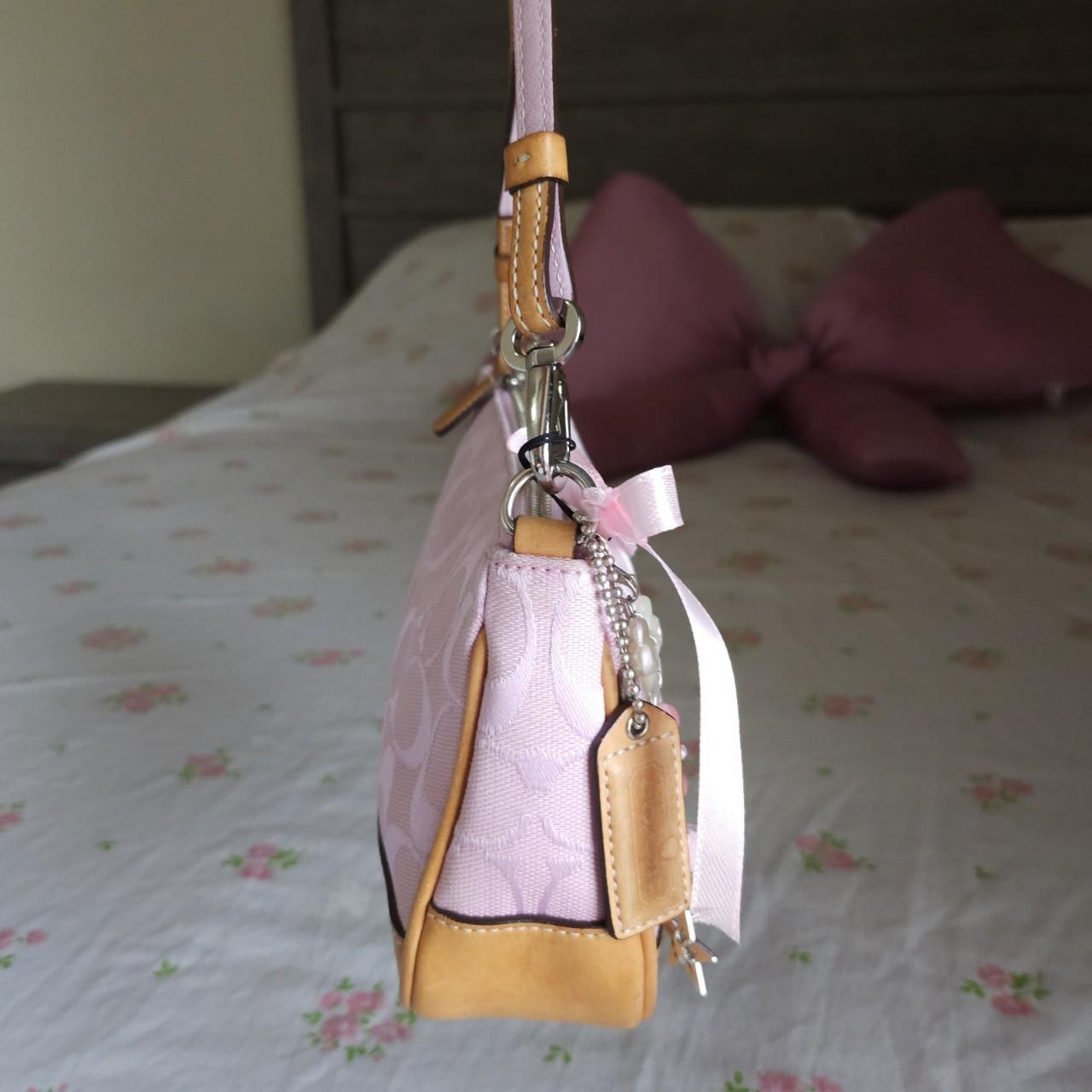 🌺🩷 Y2K Vintage Coach Pink Demi Shoulder Bag Purse🌺🩷 🤎🌆