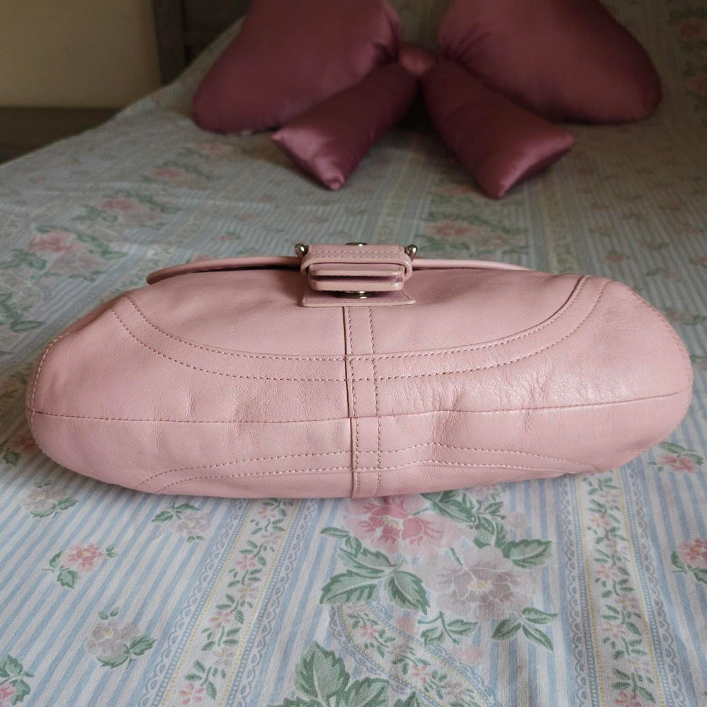 🌺🩷 Y2K Coach Baby Pink Soho Shoulder Bag Purse🌺🩷 🤎🌆