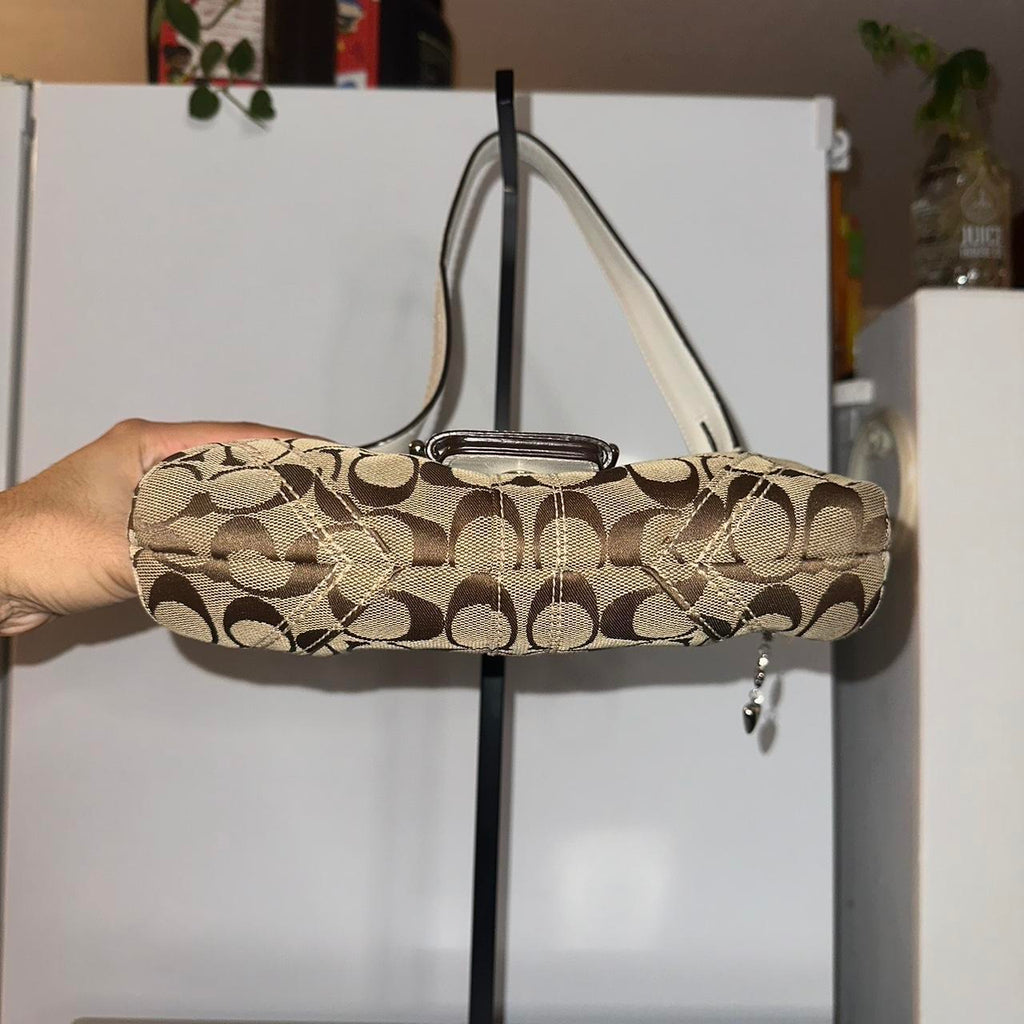 🌺🩷 Coach Y2K Mini Soho Khaki/Ivory🌺🩷 🤎🌆