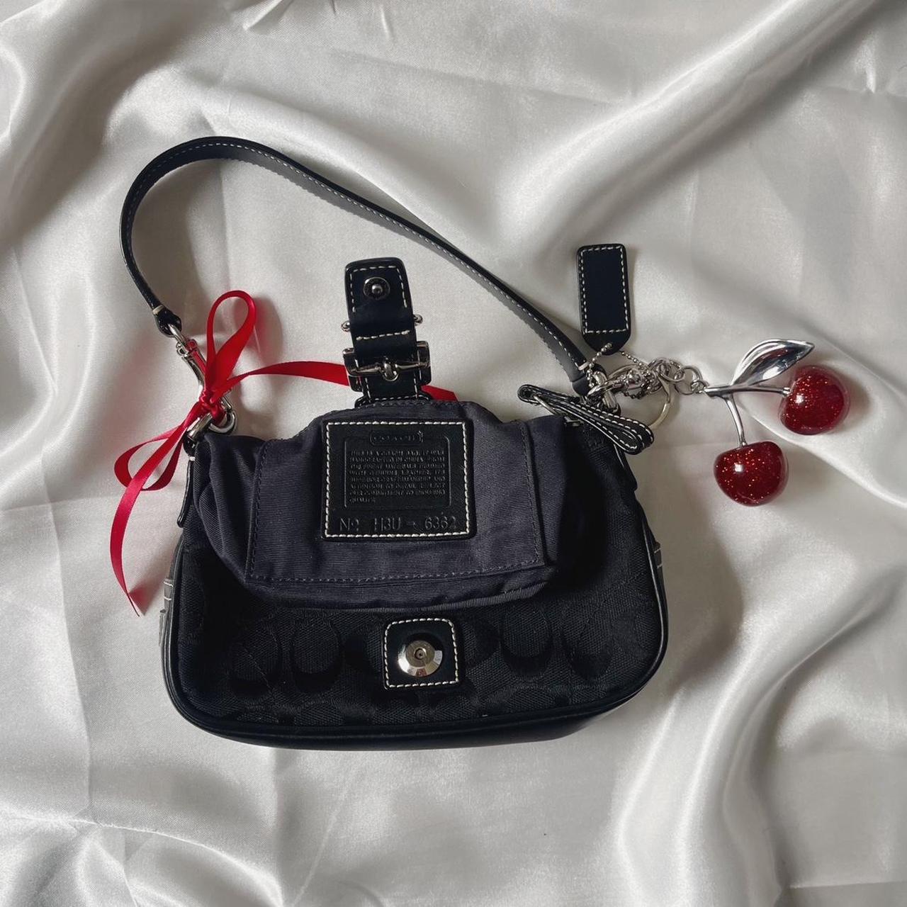 🌺🩷 🍒2003 Coach Demi Buckle Mini Bag🍒 🤎🌆