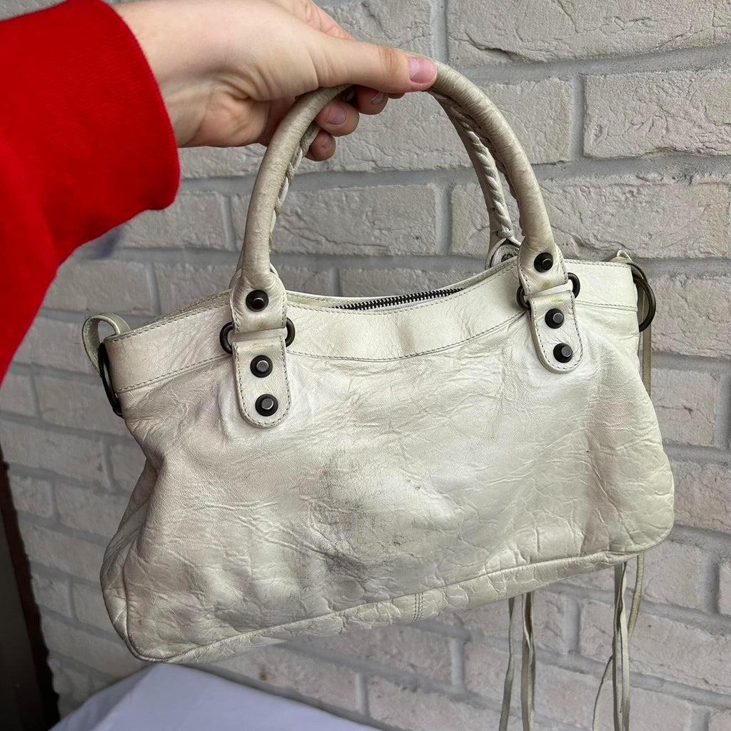 🌺🩷 🍬⚡PreOwned RARE Balenciaga ‘the first’ small/ medium city bag🍬⚡ 🤎🌆