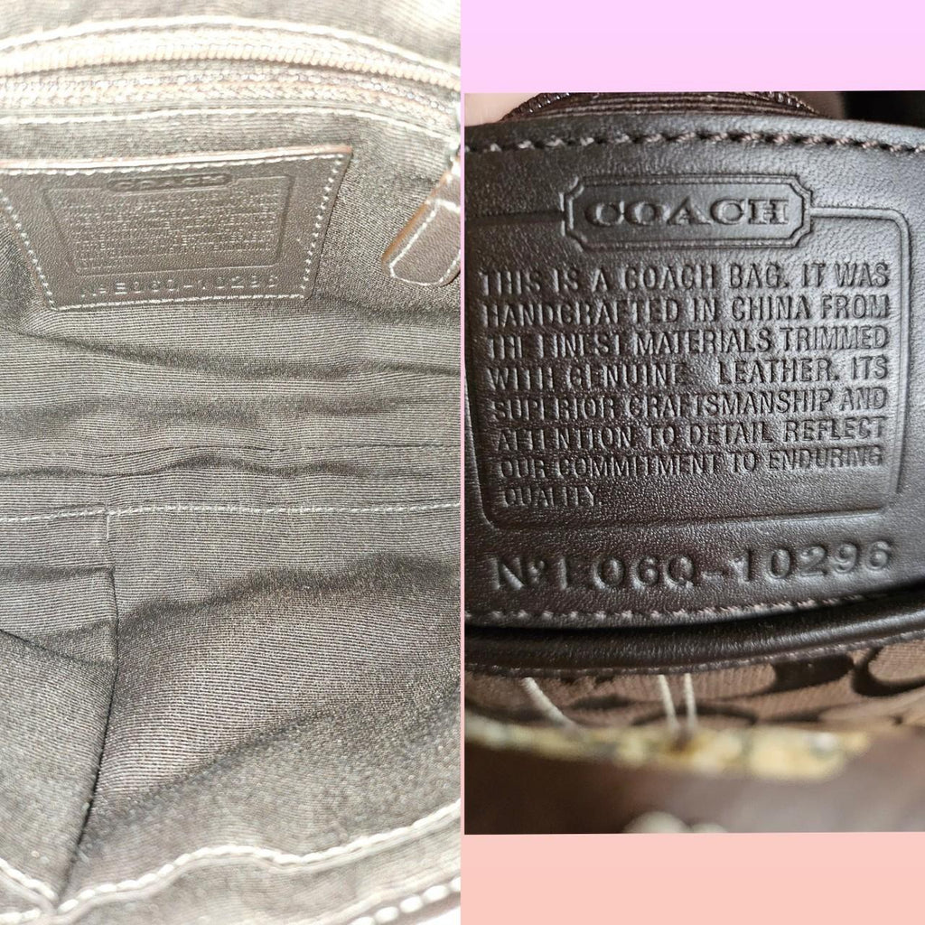 🌺🩷 Y2K Vintage Coach Brown Mini Soho Signature Cs Shoulder Purse🤎🌆 🤎🌆