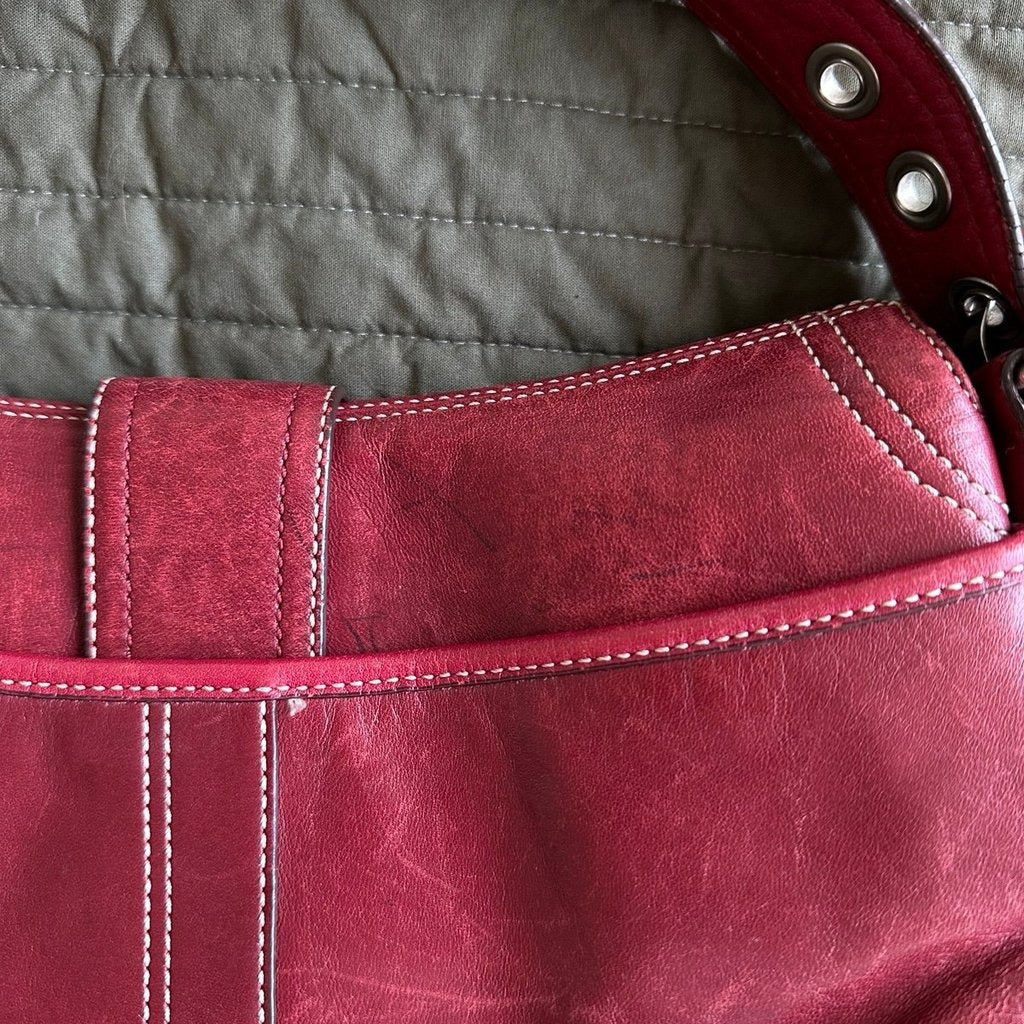 🌺🩷 Coach SoHo Vintage Hobo Bag 🤎🌆