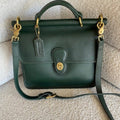 🌺🩷 Vintage Coach Willis in 'Bottle Green' (1994) **MINT** 🤎🌆