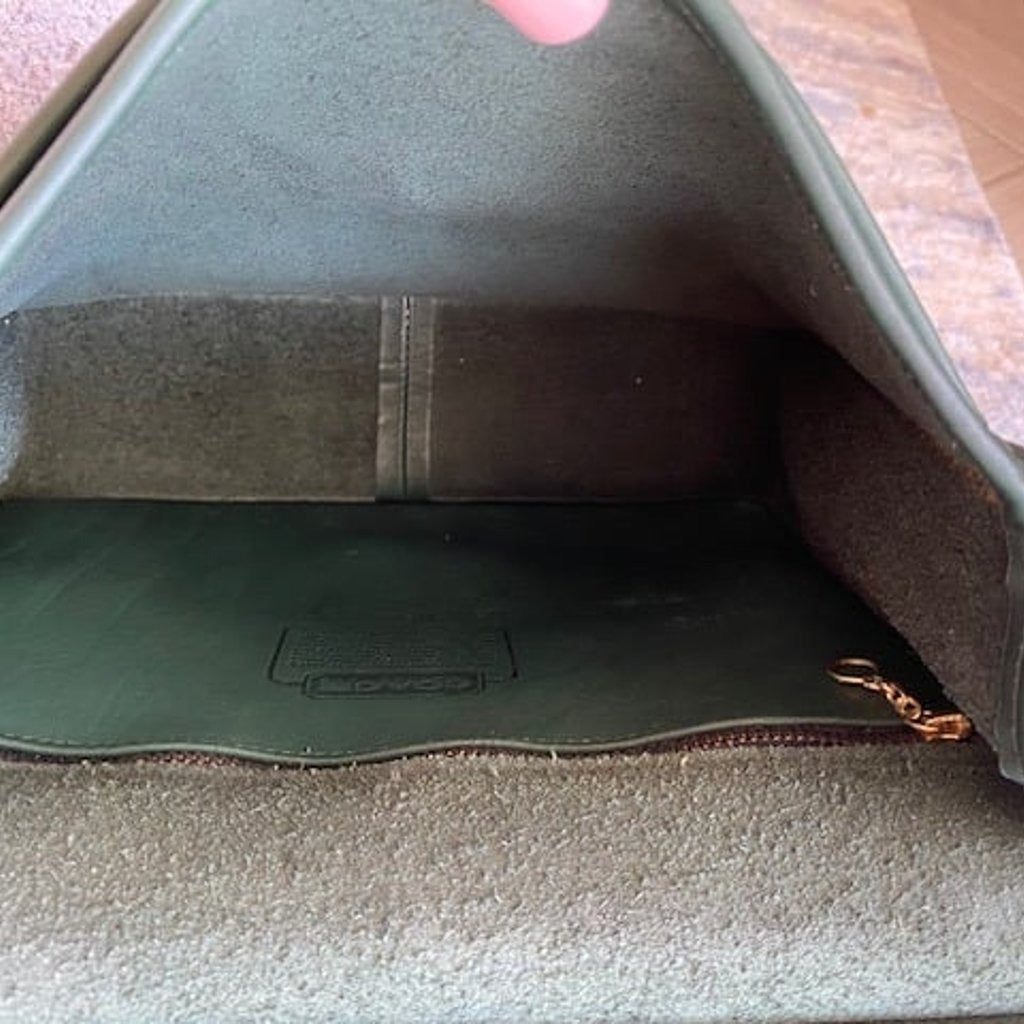 🌺🩷 Vintage Coach Willis in 'Bottle Green' (1994) **MINT** 🤎🌆