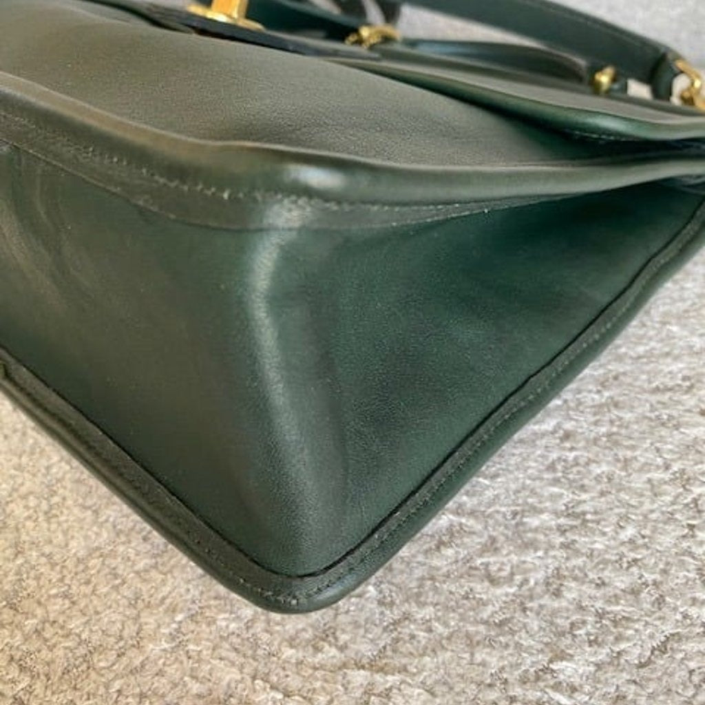 🌺🩷 Vintage Coach Willis in 'Bottle Green' (1994) **MINT** 🤎🌆