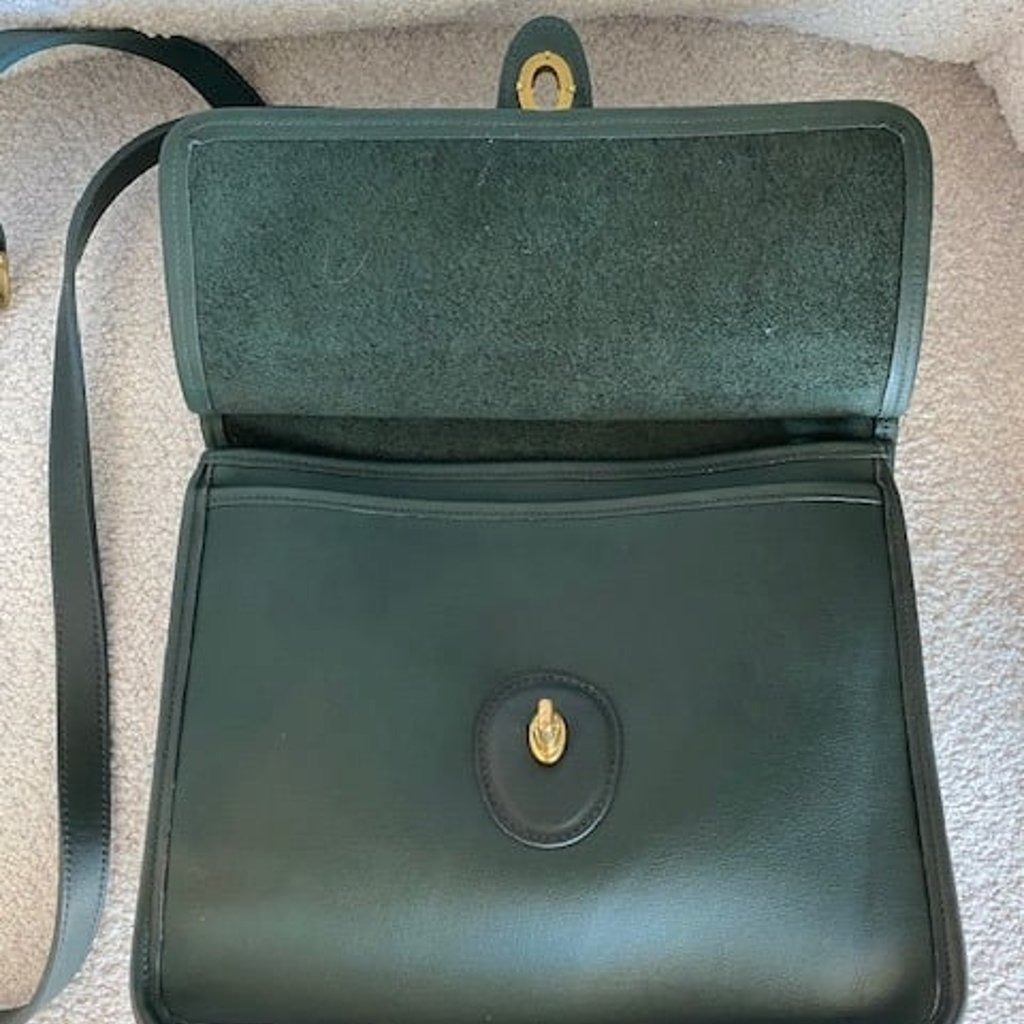 🌺🩷 Vintage Coach Willis in 'Bottle Green' (1994) **MINT** 🤎🌆