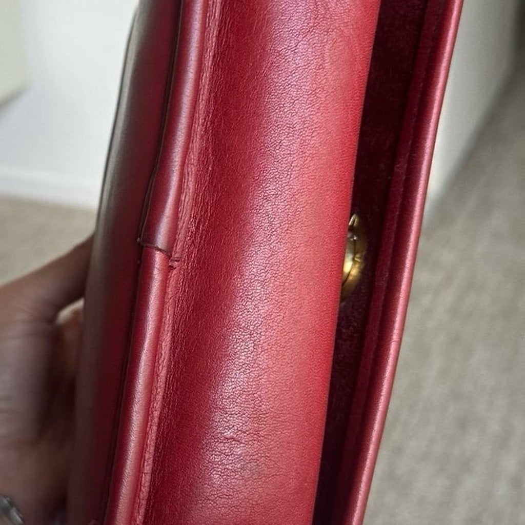 🌺🩷 Coach Vintage casino Bag Red 9924 🤎🌆