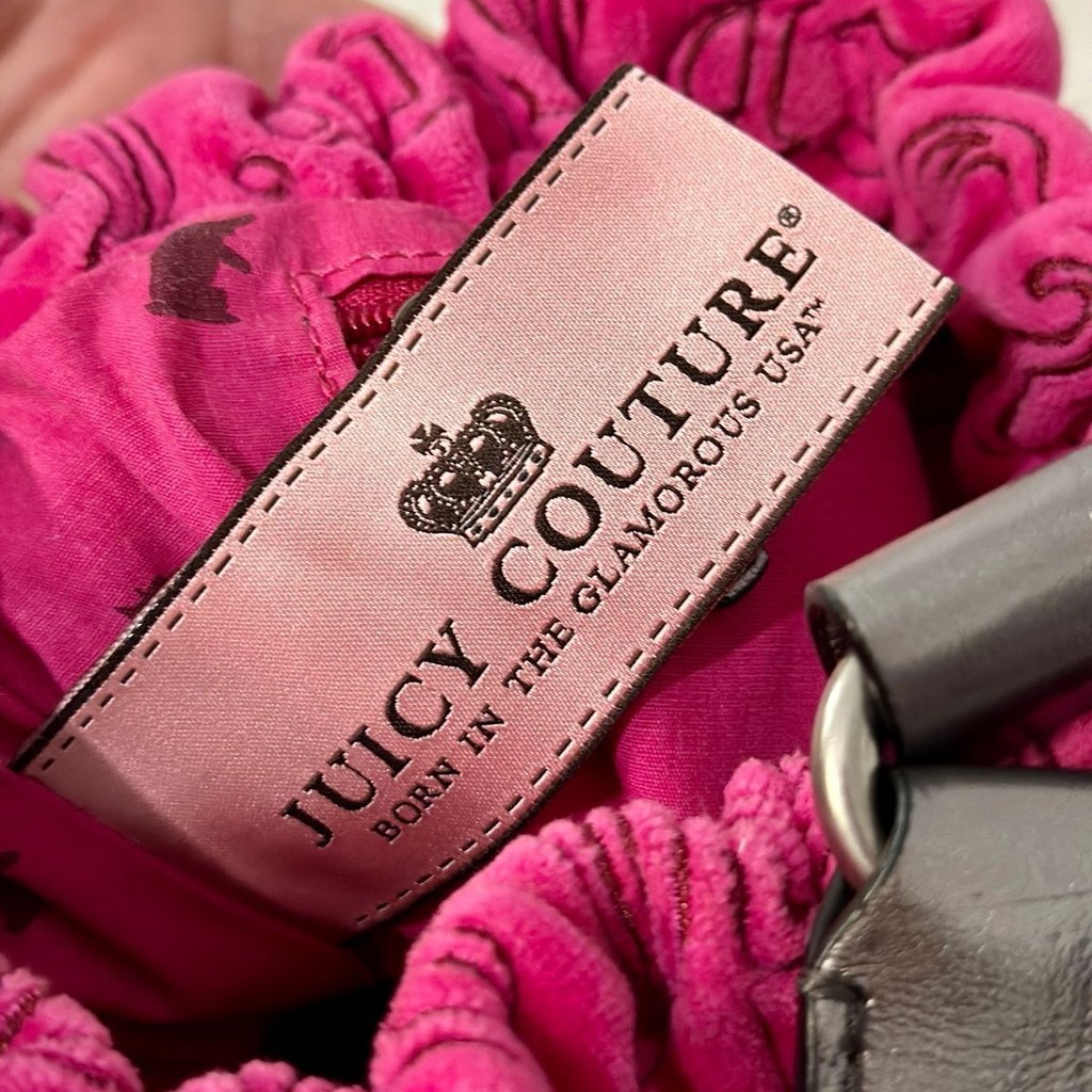 🌺🩷 Juicy Couture Pink Velour Handbag🌺🩷 🤎🌆