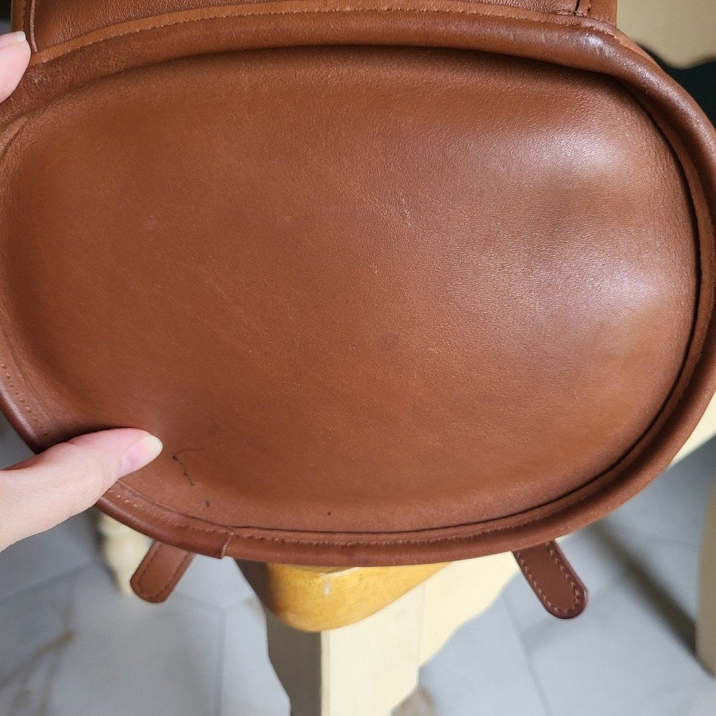 🌺🩷 Vintage Coach Handle Backpack 9992 British Tan 🤎🌆