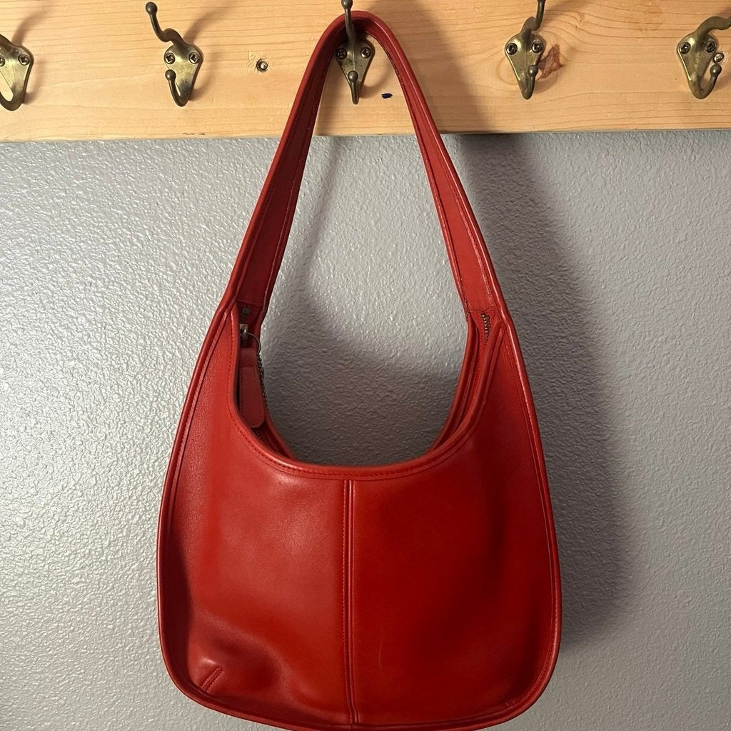 🌺🩷 Vintage Coach 9033 Ergo Bag 🤎🌆