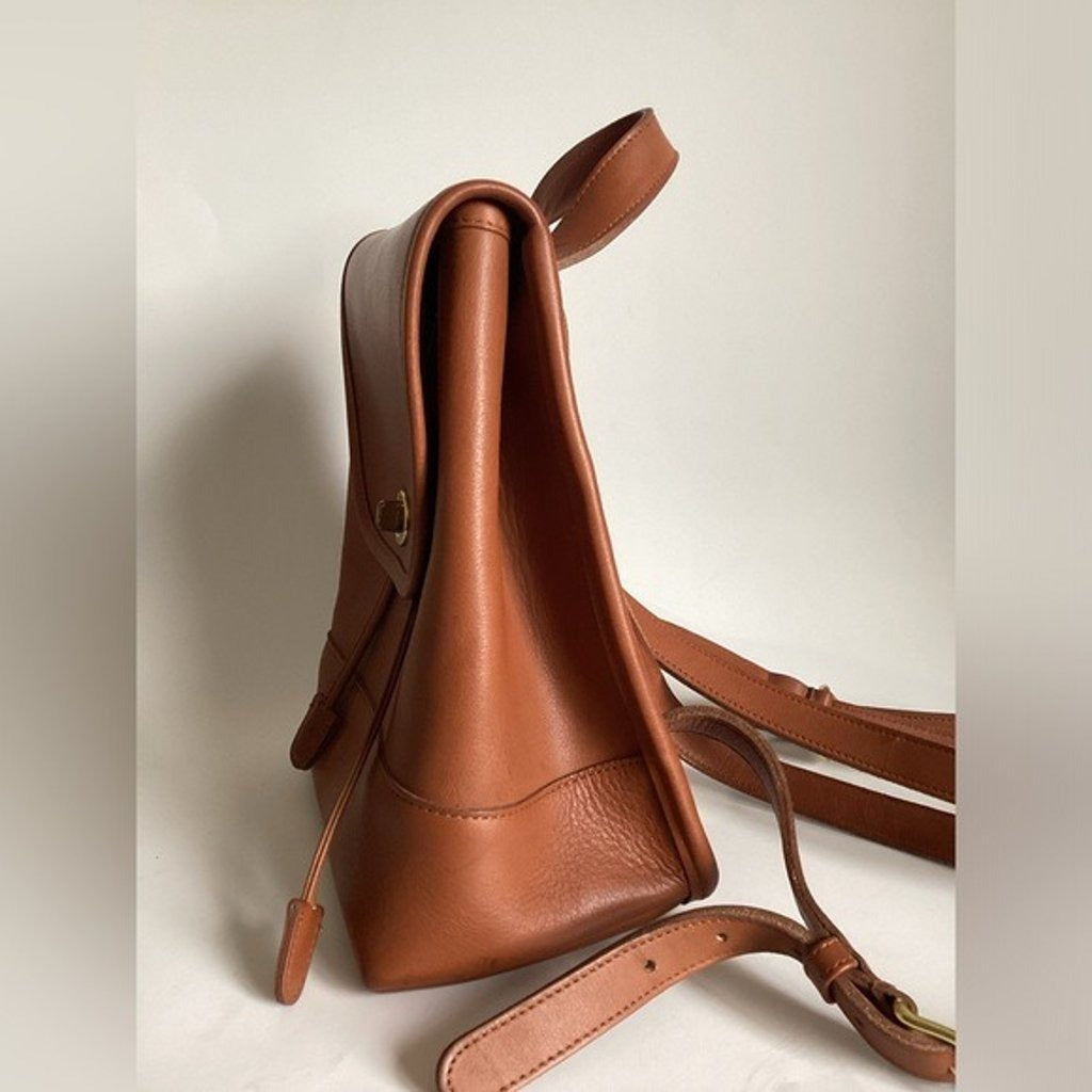 🌺🩷 VINTAGE COACH 9960 DAYPACK BACKPACK--BROWN 🤎🌆