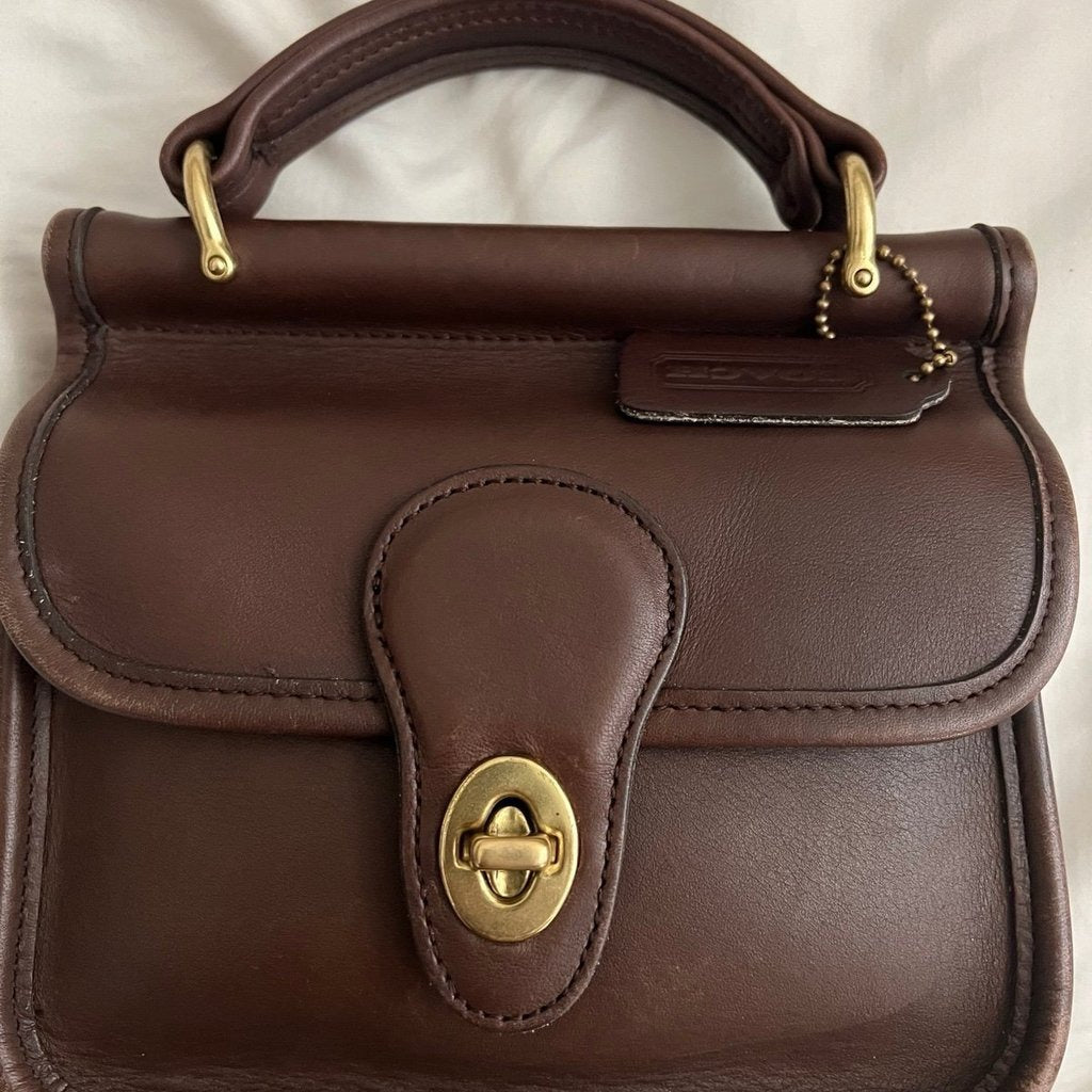 🌺🩷 Vintage Coach mini Willis bag 🤎🌆
