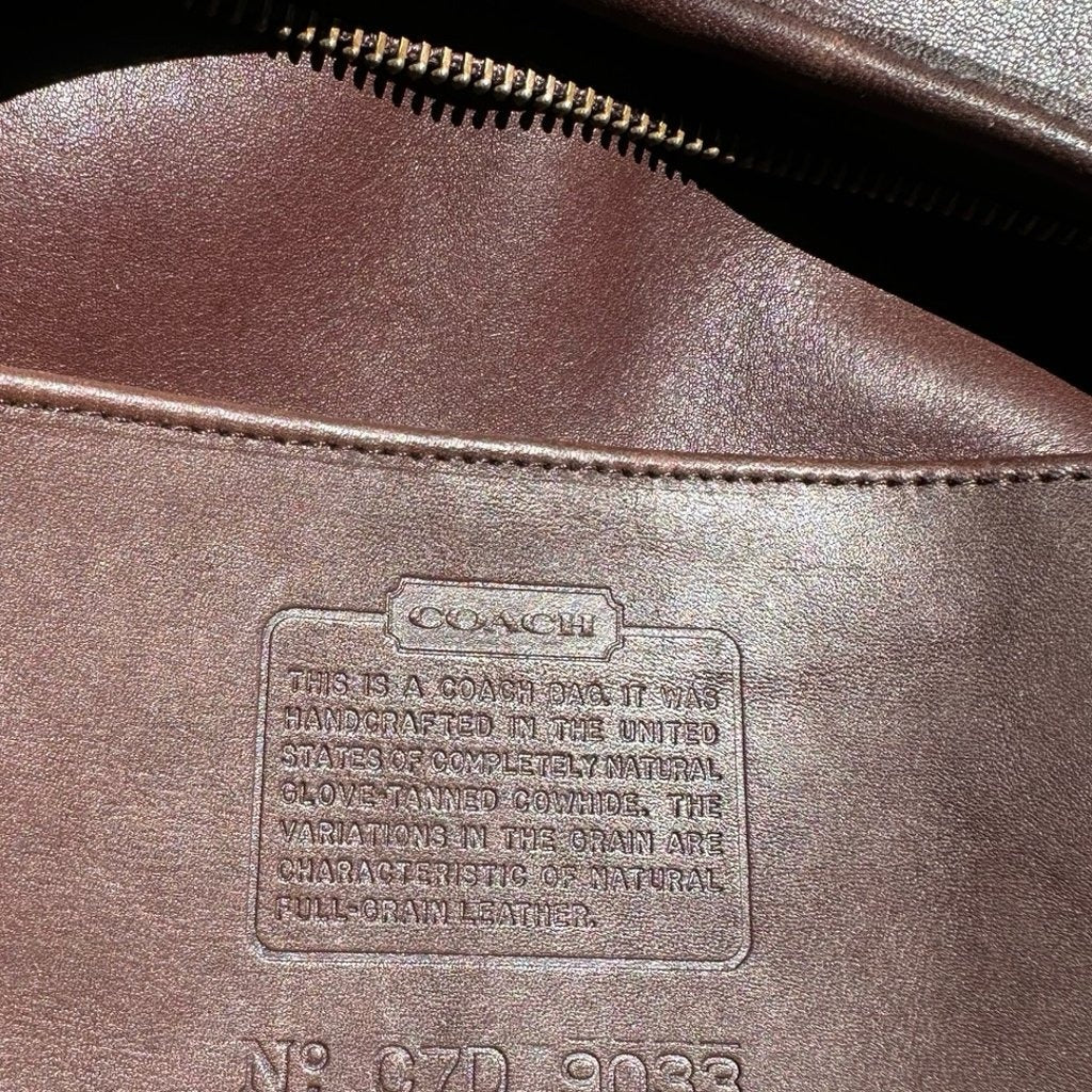 🌺🩷 Vintage Coach Ergo Bag 9033 mahogany 🤎🌆