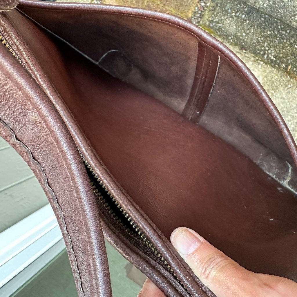 🌺🩷 Vintage Coach Ergo Bag 9033 mahogany 🤎🌆