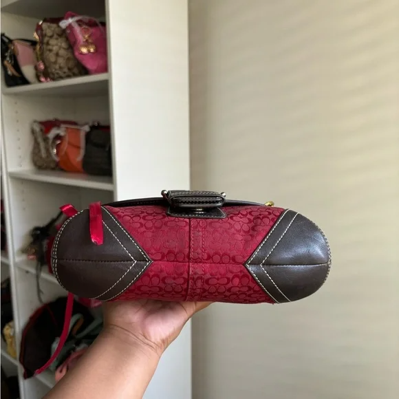 🌺🩷 Vintage Coach Soho Cherry Red🌺🩷 🤎🌆