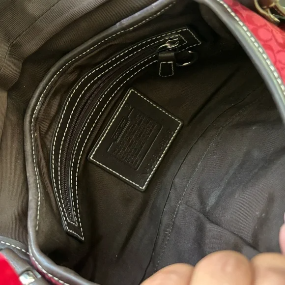 🌺🩷 Vintage Coach Soho Cherry Red🌺🩷 🤎🌆