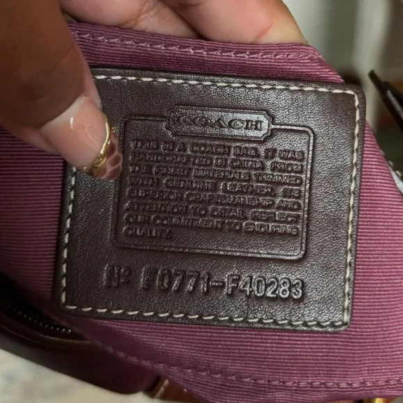 🌺🩷 Y2K Coach Mini Patchwork Bag🌲🍀 🤎🌆