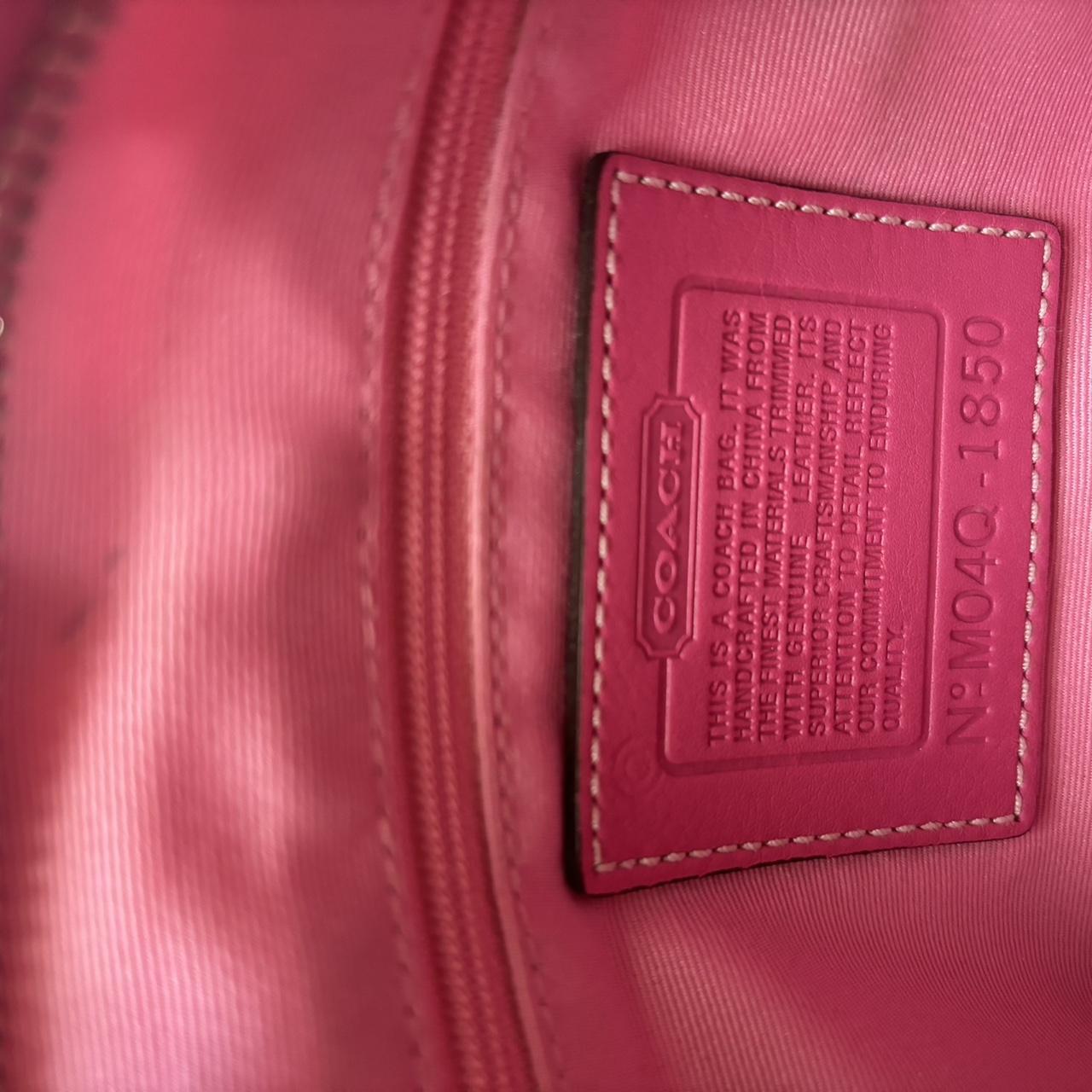 🌺🩷 Mini Vintage Coach Hobo In Optic Pink💜🍇 🤎🌆