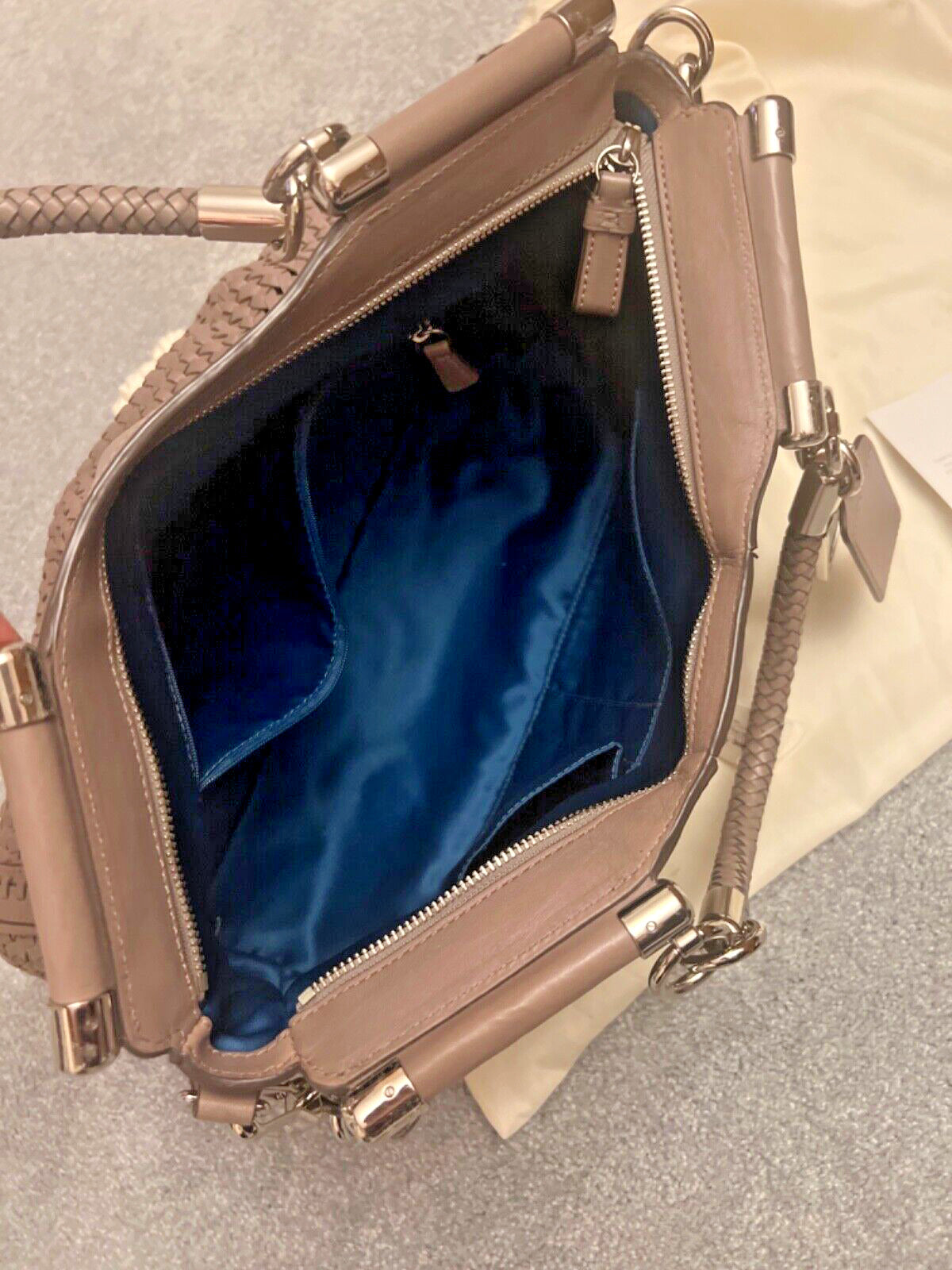 🌺🩷 Coach Handbag Madison Caroline Satchel🍎🔥 🤎🌆