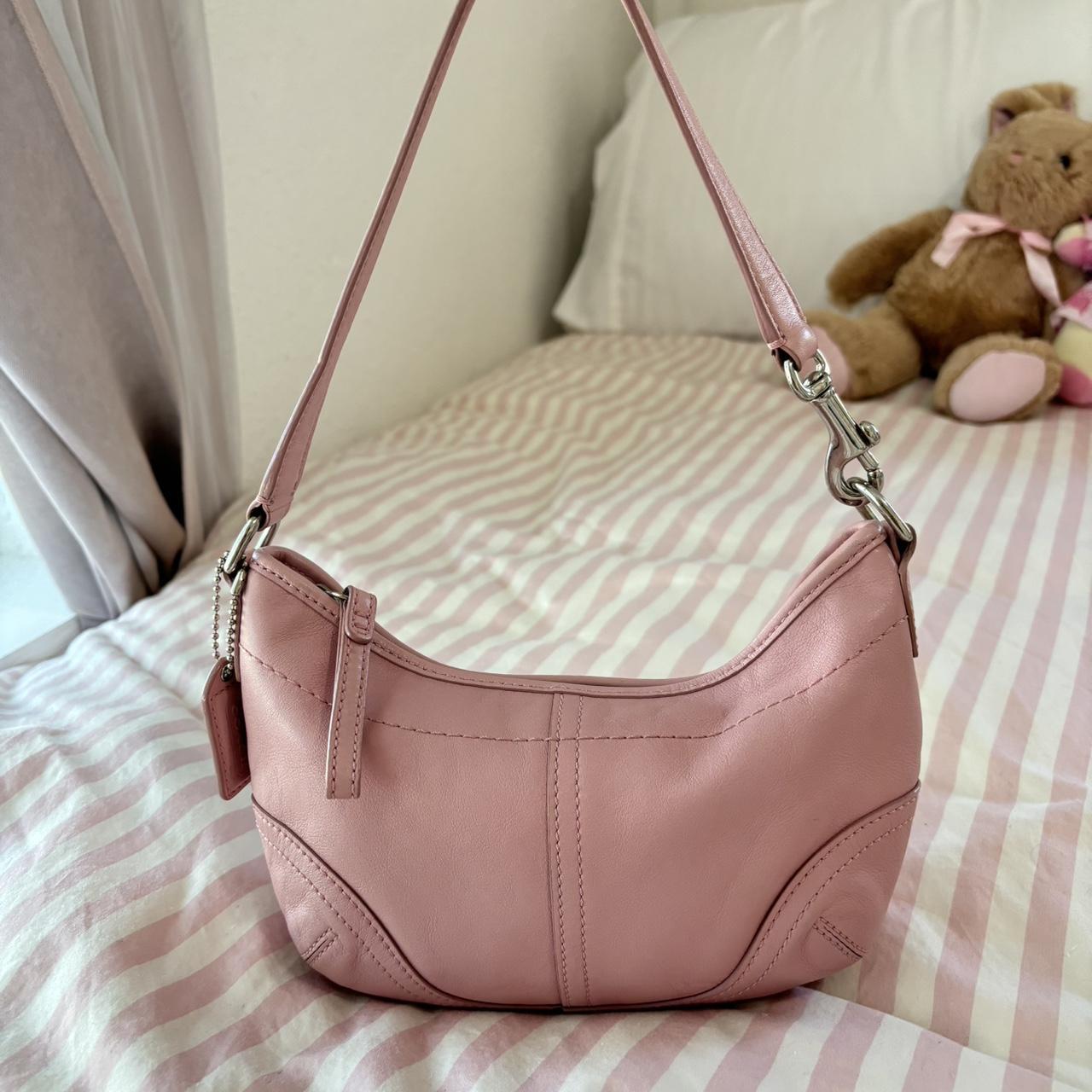 🌺🩷 Baby Pink Coach Hobo🤎🌆 🤎🌆