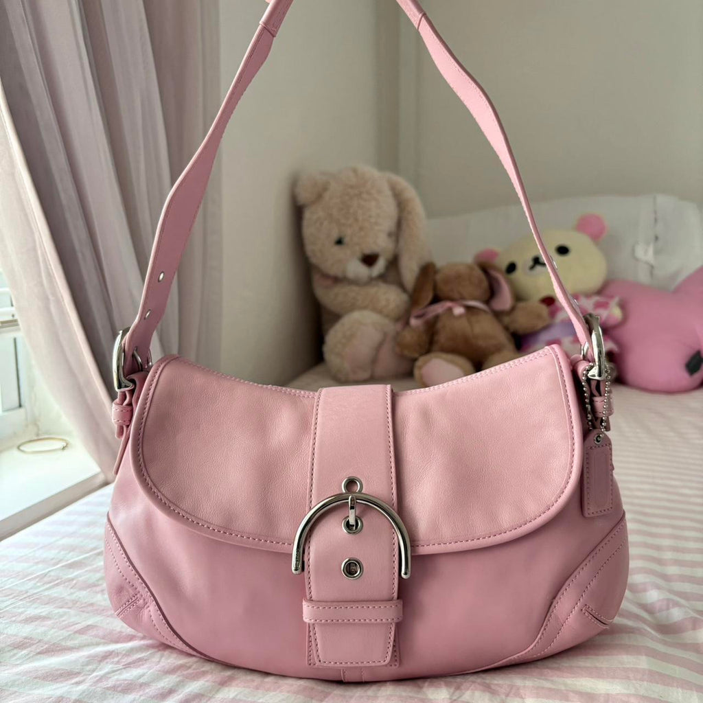 🌺🩷 Rare Nwt Coach Bag Pink Soho🌺🩷 🤎🌆