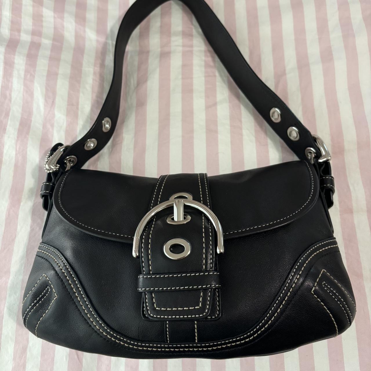 🌺🩷 Coach Black Mini Soho🖤🍫 🤎🌆