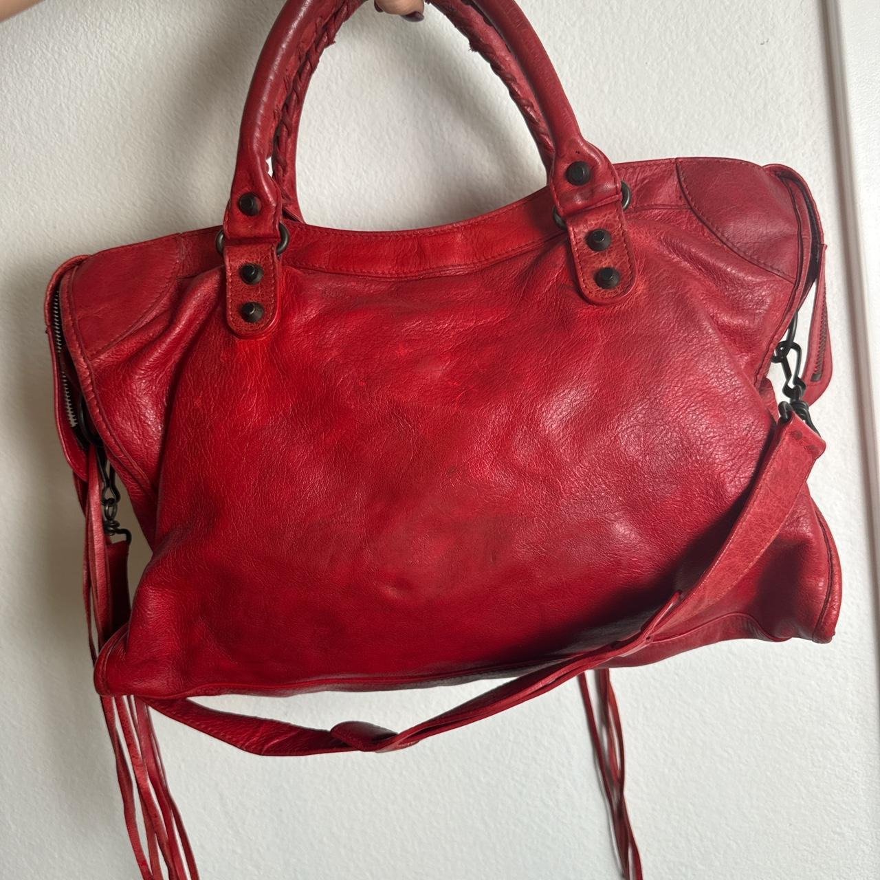 🌺🩷 Preowned Authentic Balenciaga city bag classic🩷🍒 🤎🌆