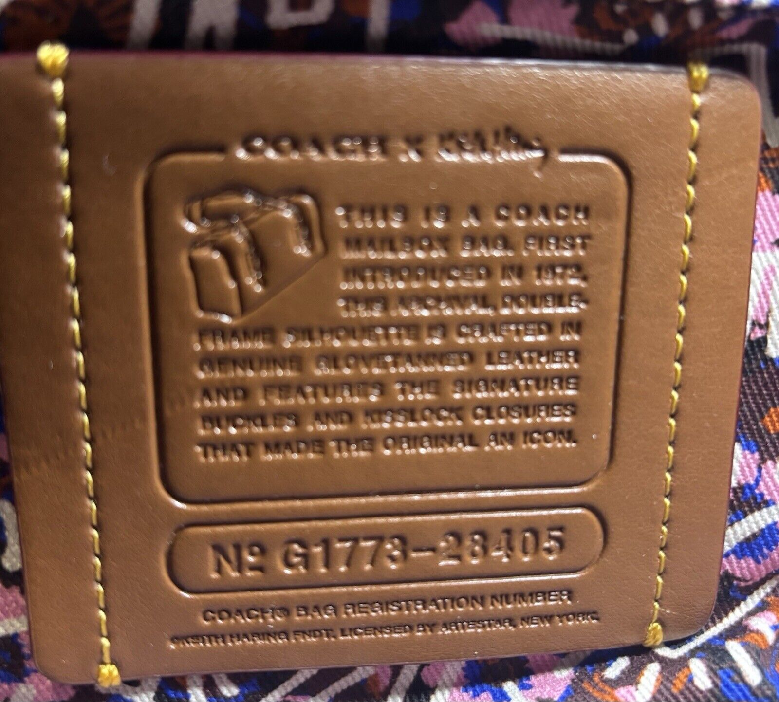 🌺🩷 Keith Haring X Coach Collaboration Pink Handbag🍬⚡ 🤎🌆