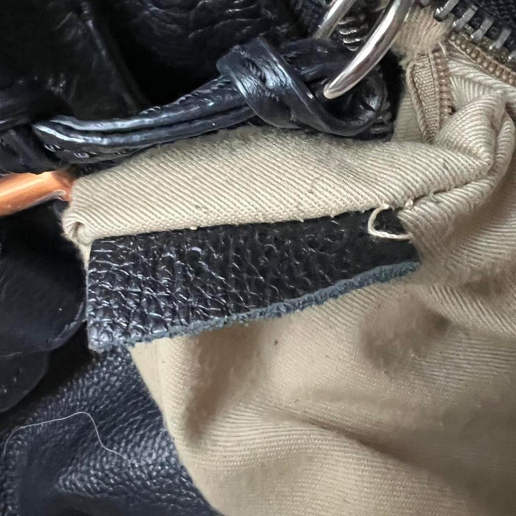 🌺🩷 Stunning Authentic Black Chloe Paddington Bag With Bronze Hardware And Crystal Lock💙🌀 🤎🌆