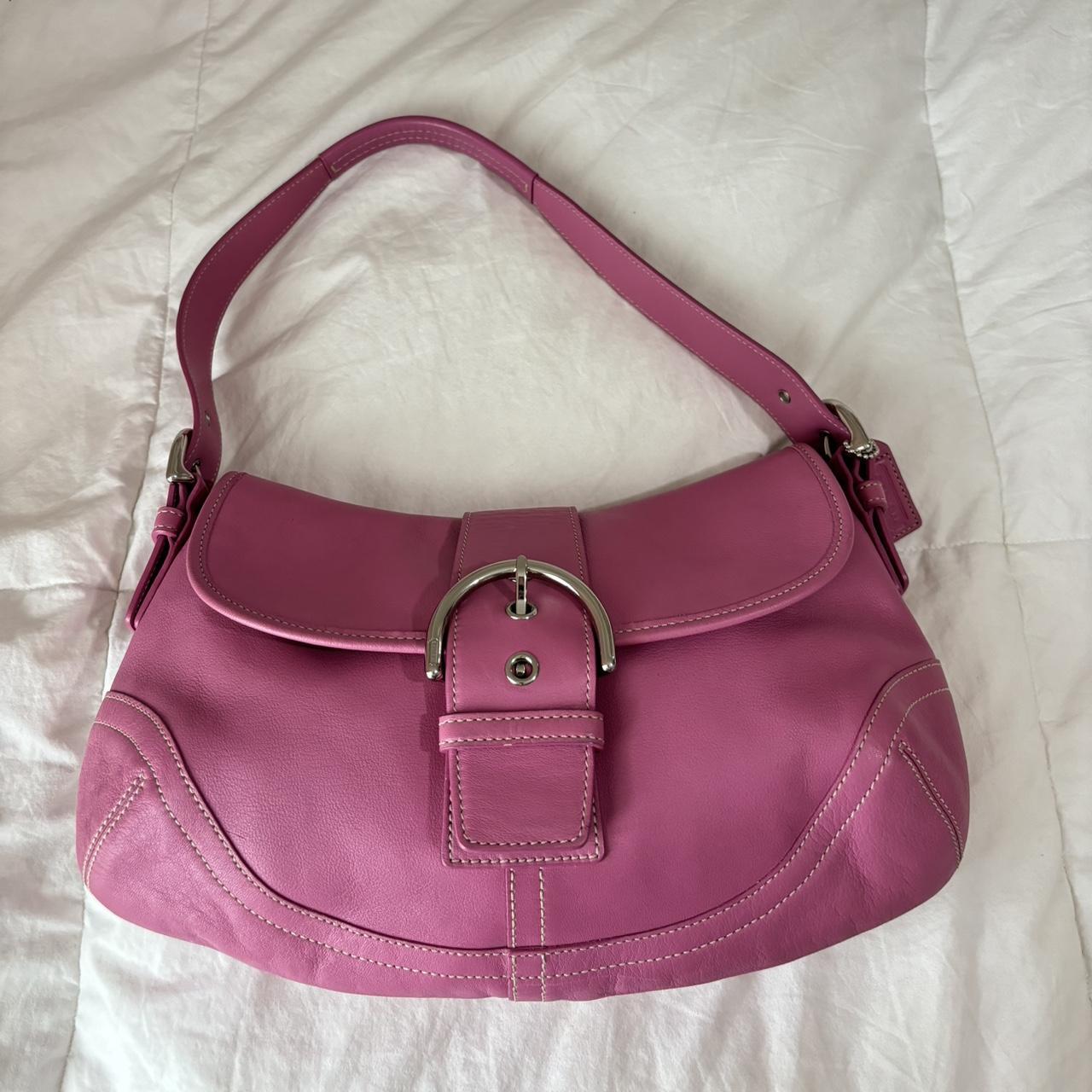 🌺🩷 Coach Pink Soho Size Medium🩷🍒 🤎🌆