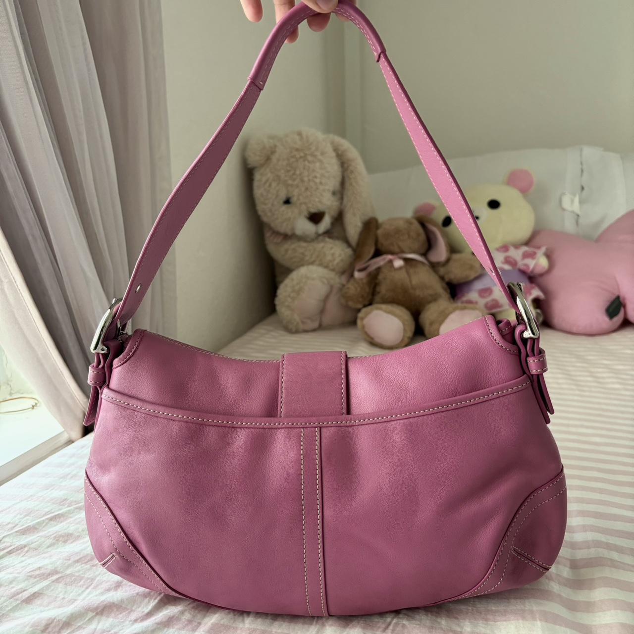 🌺🩷 Rare Hot Pink Coach Soho🌺🩷 🤎🌆