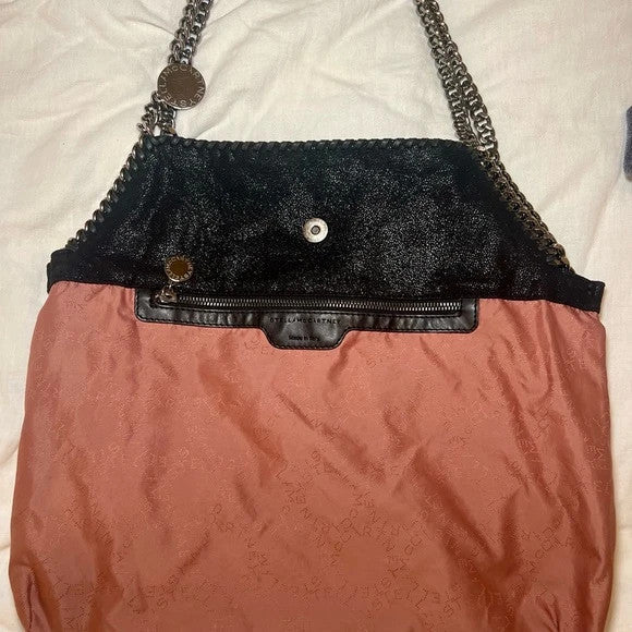 🌺🩷 Stella Mccartney Jumbo Falabella Tote Black🫐🪻 🤎🌆