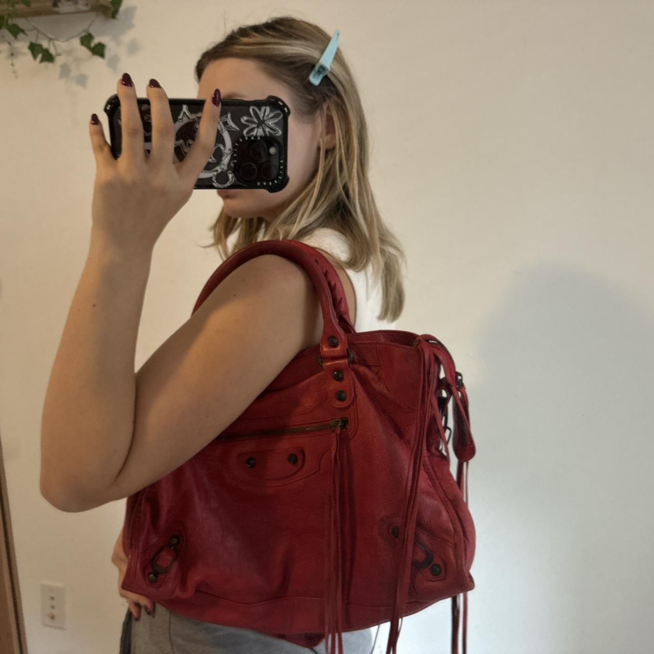 🌺🩷 Preowned Authentic Balenciaga city bag classic🩷🍒 🤎🌆