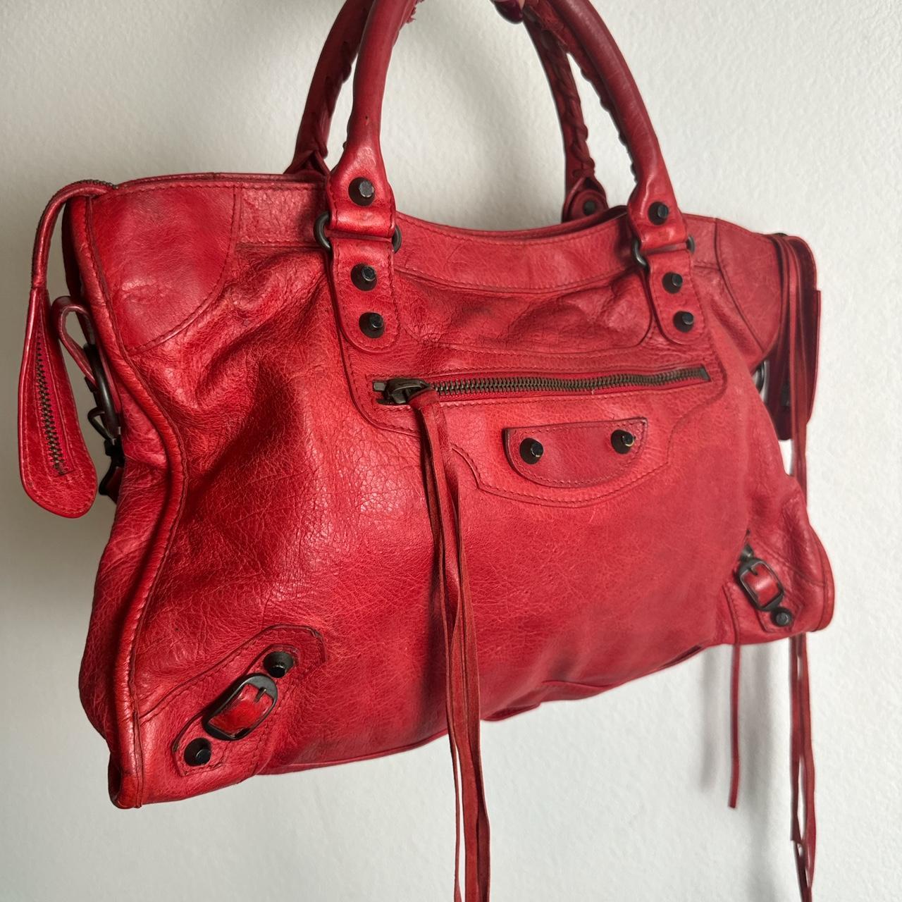 🌺🩷 Preowned Authentic Balenciaga city bag classic🩷🍒 🤎🌆