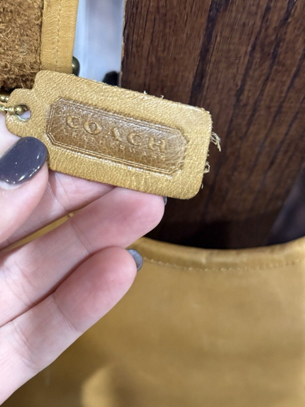 🌺🩷 Coach Vintage Crescent Saddle Bag Nyc 9235 Saddle Tan🍂✨ 🤎🌆