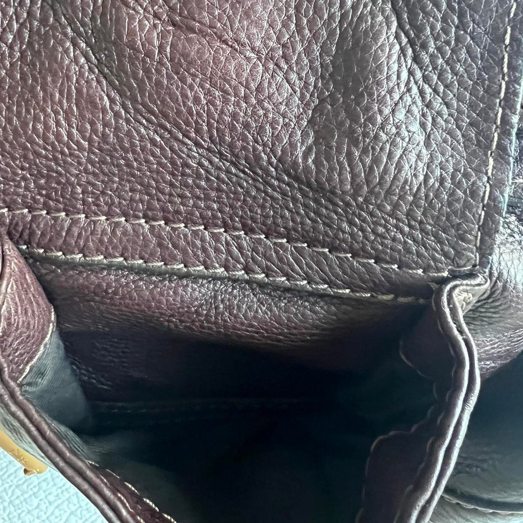 🌺🩷 Brown Chloe Paddington Bag With Gold Hardware🤎🌆 🤎🌆