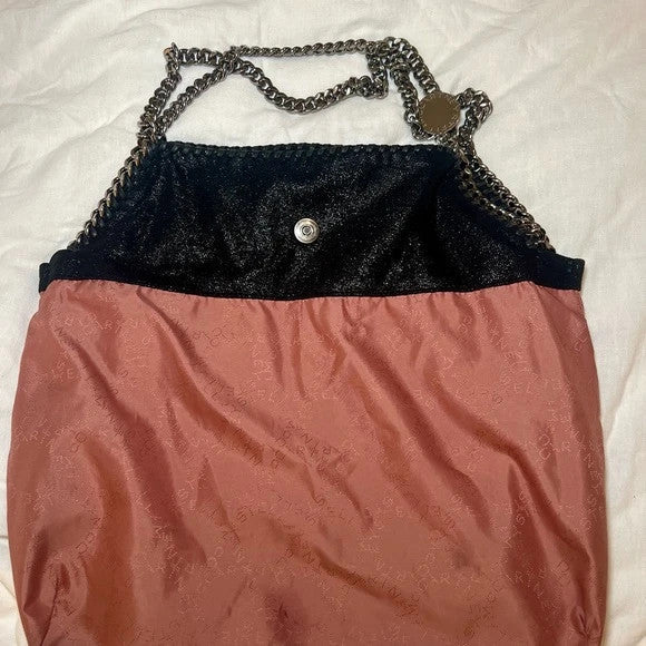 🌺🩷 Stella Mccartney Jumbo Falabella Tote Black🫐🪻 🤎🌆