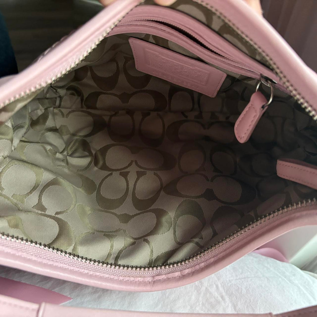 🌺🩷 Coach Baby Pink Mini Hobo🩶🏙️ 🤎🌆