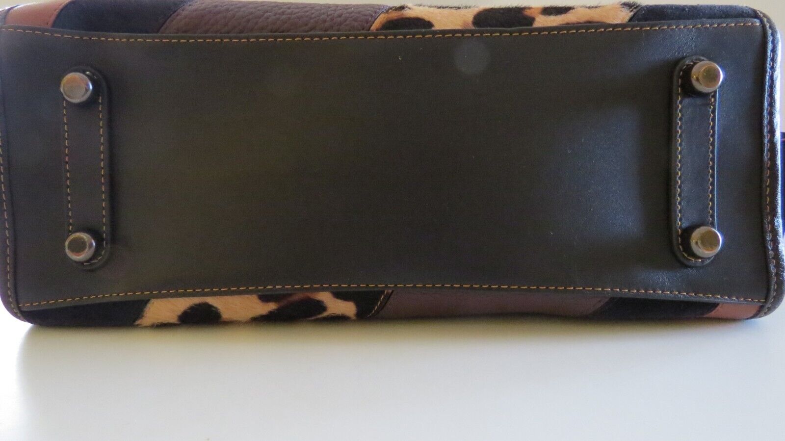 🌺🩷 Coach Rogue Bag With Leopard Patchwork B1880 32879🩶🏙️ 🤎🌆