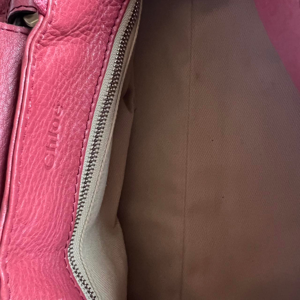 🌺🩷 Rare Pink Chloe Paddington Bag With Gold Hardware🍒❤️‍🔥 🤎🌆