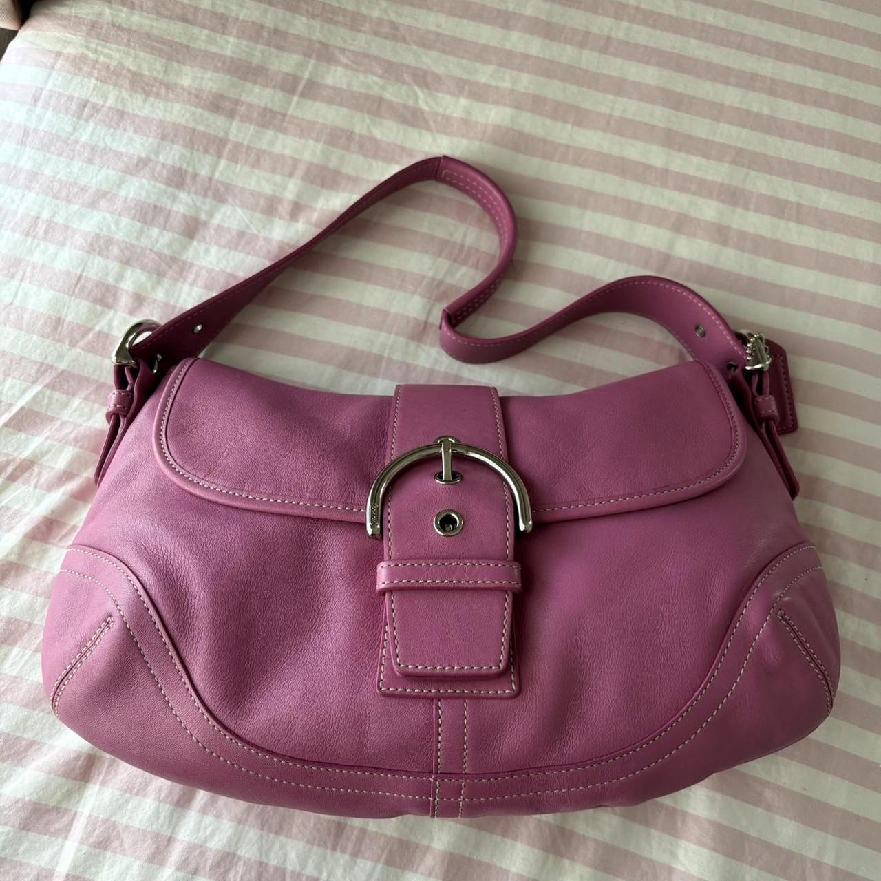 🌺🩷 Rare Hot Pink Coach Soho🌺🩷 🤎🌆