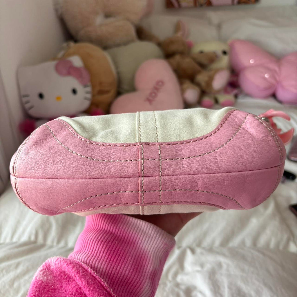 🌺🩷 Coach Y2K Mini Pink Soho Hobo Bag🫐🪻 🤎🌆